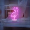 LED Tischleuchte, Flamingo, weiß, Neonleuchte, H 33 cm Bild 5
