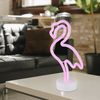 LED Tischleuchte, Flamingo, weiß, Neonleuchte, H 33 cm Bild 4