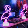 LED Tischleuchte, Flamingo, weiß, Neonleuchte, H 33 cm Bild 3