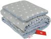 BabyLux 'Minky Stern' Krabbeldecke 75x100 cm mit Kissen, grau Bild 3