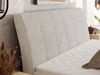 Boxspringbett DAGOS 120 x 200 cm mit Kopfteil, Lattenrost und Stauraum – Doppelbett mit Matratze & Topper Visco , stabile Konstruktion, Bettkasten, modernes Design - Creme Schenille glatt - H3 Bild 3