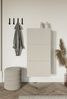 Selsey 'Veldio' Wand-Schuhschrank mit 3 Klappen, greige, ca. 103 x 50 x 30 cm Bild 3