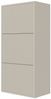 Selsey 'Veldio' Wand-Schuhschrank mit 3 Klappen, greige, ca. 103 x 50 x 30 cm Bild 5