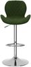 vidaXL Barhocker 2 Stk. Dunkelgrün Samt, Drehbar [334914] Bild 4