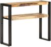 Konsolentisch, Beistelltisch, Konsole 90x30x75 cm Raues Mangoholz Bild 2