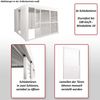 3er-Set Aluminium Schiebetür für Pergola HWC-L46, Terrassenüberdachung, Lamellenpaneel Modul, 206x272cm ~ weiß Bild 2
