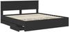 vidaXL Bettrahmen mit Schubladen Schwarz 180 x 200 cm Ingenieurs Holz 3407957 Bild 5