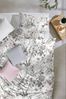 Primera Mako-Satin Bettwäsche 135x200 Blumenmeer flieder beige 243221-88 Bild 3