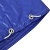 vidaXL Poolabdeckung rund, PE blau, 540 cm Bild 4