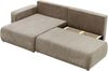 Ecksofa Pixalo O Cord (Farbe: Poso 100, Seite: Links) Bild 5