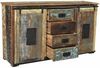 JUPITER Sideboard Recyceltes Altholz Natur/Bunt Bild 5