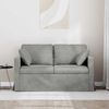 vidaXL Sofa Hellgrau 138 x 78 x 80 cm Samt 42024413 Bild 3