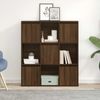 vidaXL Bücherregal Braun Eichen-Optik 89x24x101,5 cm Holzwerkstoff 860406 Bild 3