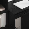 vidaXL Schreibtisch mit Schubladen 2 pcs Schwarz Eichen-Optik 3337338 Bild 4