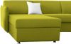 Dmora Sofa mit Halbinsel Posina, Ecksofa für Wohnzimmer, gepolstert, abnehmbarer Bezug, 100 % Made in Italy-Qualität, 260x160 h90 cm, Grün Bild 5