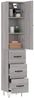 vidaXL Highboard Grau Sonoma 34,5x34x180 cm Holzwerkstoff 3198887 Bild 3
