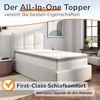 Geltopper 100x220x8cm 7 Zonen Karo-Klima Bezug 8cm Bild 3