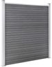 vidaXL Gartenzaun WPC 1045x186 cm Grau 3053229 Bild 5