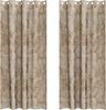 vidaXL Samtvorhänge mit Vorhängen 2 pcs Champagner 245 x 140 cm Samt 4107676 Bild 2