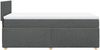 vidaXL Boxspringbett mit Matratze Dunkelgrau Stoff 3286856 Bild 5