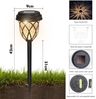 6er Set Solar-Gartenleuchten IP44 warmweiß für Wege Bild 3