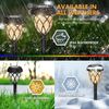 6er Set Solar-Gartenleuchten IP44 warmweiß für Wege Bild 4
