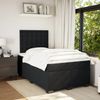 vidaXL Boxspringbett mit Matratze Schwarz 120x200 cm Samt 3293196 Bild 4