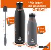 coolrhino Isolierflasche rhinoTherm2 Edelstahl Trinkflasche 500 ml / 1 liter, Thermosflasche BPA frei mit Reinigungsbürste, Spülmaschinenfest Bild 3