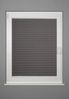 ondeco Plissee Thermo für Fenster innen, Montage in Glasleiste mit Spannschuh, Sonnenschutz-Rollo, Lichtschutz und blickdicht, leichte Verdunkelung, Dunkelgrau, B): 61-70 cm, H): 151-200 cm Bild 4