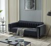 Villa Möbel Sofa Himalaya, 1 Stk. 3-Sitzer, Hand Made Quality, pflegeleichter Mikrofasersamtstoff Bild 2