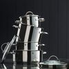 WMF "Transtherm" Edelstahl Topfset 9-tlg Induktion, Töpfeset - Kochtopf Bratentopf Stieltopf Bild 3