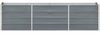 vidaXL Garten-Hochbeet Verzinkter Stahl 240×40×45 cm Grau 47044 Bild 2