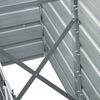 vidaXL Garten-Hochbeet Verzinkter Stahl 240×40×45 cm Grau 47044 Bild 5