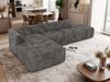 Modulares Ecksofa GRIDA 3M L Wohnlandschaft, Wellenfedern, gesteppte Sitzfläche, Wohnzimmer Sofa L-form - Grau Cord - Links Bild 4