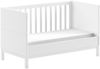 Baby-/Juniorbett Eva 70 x 140 cm Kiefer MDF Weiß Bild 5