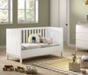 Baby-/Juniorbett Eva 70 x 140 cm Kiefer MDF Weiß Bild 4
