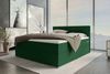 Boxspringbett Valerio Cordstoff - Cordstoff - dunkelgrün - 180x200 cm Bild 2