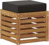 vidaXL Outdoor Hocker Bank Massivholz Akazie Natur 900680 Bild 5