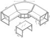 Loungeset Karg Dunkelgrau [casa. pro] Bild 3