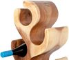 Weinregal Flaschenhalter BOTOL-XL ca.H150cm Suar Holz Massivholz Flaschenregal Bild 5