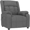 vidaXL Relaxsessel Elektrisch Dunkelgrau Stoff 3143568 Bild 3