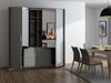 Kleiderschrank Amiuk 208, mit Frontspiegel, Farbe: Weiß Bild 2