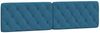 vidaXL Bett mit Matratze Blau 200x200 cm Samt 3208680 Bild 5