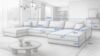Ecksofa VIENA 328x182 cm mit Schlaffunktion, Bonellfederkern und Bettkasten Bild 3