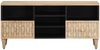 vidaXL TV-Schrank 100x33x46 cm Massivholz Mango 358266 Bild 3