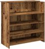vidaXL Empfangstheke Altholz-Optik 100x50x103,5 cm Holzwerkstoff 3324167 Bild 2