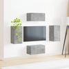 vidaXL TV-Schrankset 4 pcs Beton Grau Holzwerkstoff 3409153 Bild 4