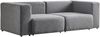 Sofa Suldal 2-Sitzer Textil Grau [en. casa] Bild 2