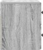 vidaXL Wandmontierter Nachttisch Graues Sonoma 34,5 x 33 x 40 cm 899157 Bild 5