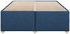 vidaXL Bettgestell ohne Matratze Blau 140x200 cm Stoff 3284742 Bild 4